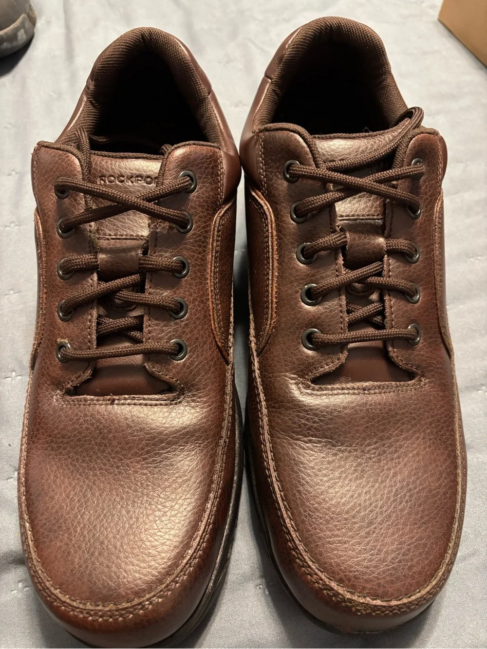 Rockport Men’s Brown Leather Slip-On Style Casual Shoes